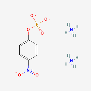 molecular formula C6H12N3O6P B13734586 Diammonium 4-nitrophenyl phosphate CAS No. 32348-91-7