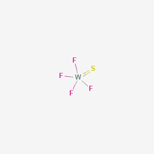 molecular formula F4SW B13734602 Tungsten tetrafluoride monosulfide CAS No. 41831-80-5