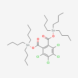 molecular formula C32H54Cl4O4Sn2 B13734621 Stannane, [(3,4,5,6-tetrachloro-1,2-phenylene)bis(carbonyloxy)]bis[tributyl- CAS No. 31430-86-1