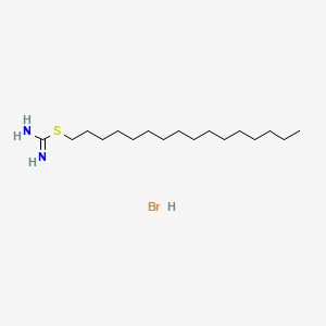 molecular formula C17H37BrN2S B13734714 S-Hexadecylisothiuronium bromide CAS No. 16914-92-4