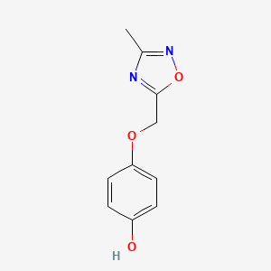 4-[(3-Methyl-1,2,4-oxadiazol-5-yl)methoxy]phenol