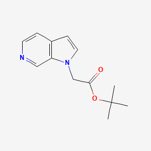 molecular formula C13H16N2O2 B13734792 Pyrrolo[2,3-c]pyridin-1-yl-acetic acid tert-butyl ester 