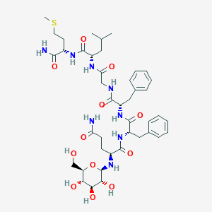 Substance P (6-11), glu(glc)(6)-