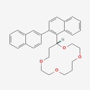 molecular formula C30H32O4 B13734826 (R)-2,2-Binaphthyl-14-crown-4 