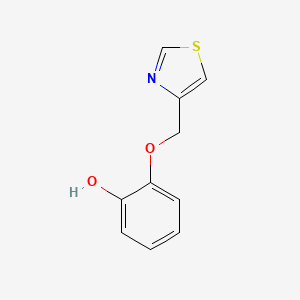 molecular formula C10H9NO2S B1373486 2-(1,3-Thiazol-4-ylmethoxy)phenol CAS No. 1094247-98-9