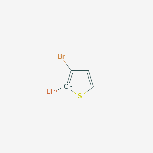 molecular formula C4H2BrLiS B13734870 3-Bromo-2-lithiothiophene 