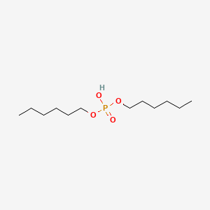 molecular formula C12H27O4P B13734879 Dihexyl hydrogen phosphate CAS No. 3900-13-8