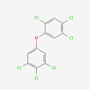 molecular formula C12H4Cl6O B13734914 2,3',4,4',5,5'-Hexachlorodiphenyl ether CAS No. 131138-20-0