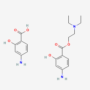 molecular formula C20H27N3O6 B13734969 Pascaine CAS No. 15767-73-4