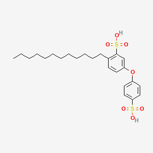 molecular formula C24H34O7S2 B13734984 Dodecyl(sulfophenoxy)benzenesulfonic acid CAS No. 794508-24-0