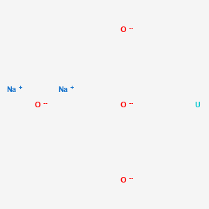 molecular formula Na2O4U-6 B13735054 Disodium uranium tetraoxide CAS No. 13510-99-1