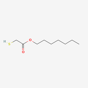 molecular formula C9H18O2S B13735105 Heptyl mercaptoacetate CAS No. 39583-10-3