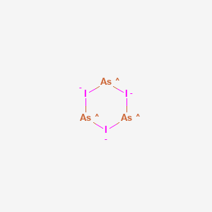 molecular formula As3I3-3 B13735120 Trisilver triiodide 