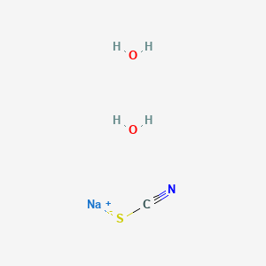 molecular formula CH4NNaO2S B13735123 Sodium thiocyanate 2-hydrate 