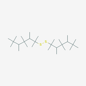 molecular formula C28H58S2 B13735163 Di-tert-tetradecyl disulphide CAS No. 29962-83-2