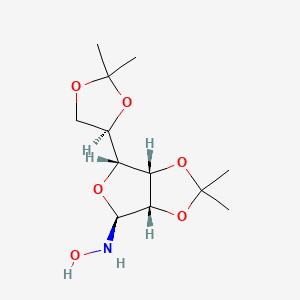 molecular formula C12H21NO6 B13735194 Diacetone mannoseoxime 
