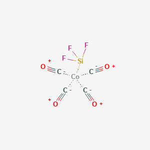 molecular formula C4CoF3O4Si B13735243 Trifluorosilylcobalt tetracarbonyl CAS No. 15693-79-5