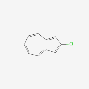 molecular formula C10H7Cl B13735303 2-Chloroazulene CAS No. 36044-31-2