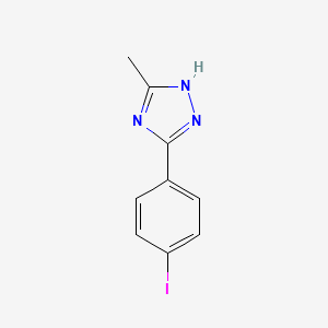 3-(4-iodophenyl)-5-methyl-1H-1,2,4-triazole