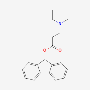 molecular formula C20H23NO2 B13735320 9H-fluoren-9-yl 3-(diethylamino)propanoate CAS No. 4425-78-9