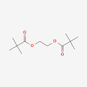 molecular formula C12H22O4 B13735413 Ethylene dipivalate CAS No. 20267-20-3