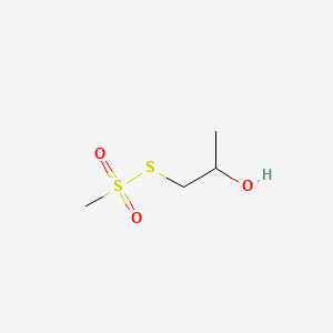 molecular formula C4H10O3S2 B13735417 2-Hydroxypropyl methanethiosulfonate CAS No. 30388-01-3