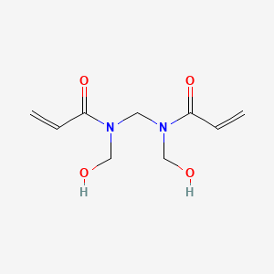 molecular formula C9H14N2O4 B13735430 n,n'-Methylenebis[n-(hydroxymethyl)acrylamide] CAS No. 28711-05-9