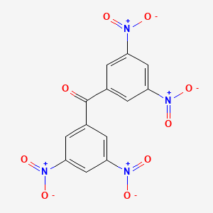 molecular formula C13H6N4O9 B13735599 Bis(3,5-dinitrophenyl)methanone CAS No. 3079-22-9