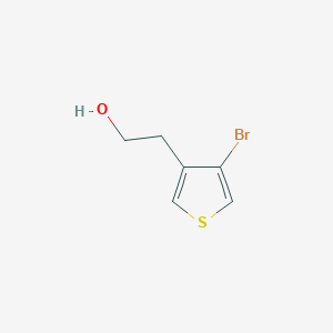 molecular formula C6H7BrOS B1373561 2-(4-bromothiophen-3-yl)ethan-1-ol CAS No. 35634-03-8