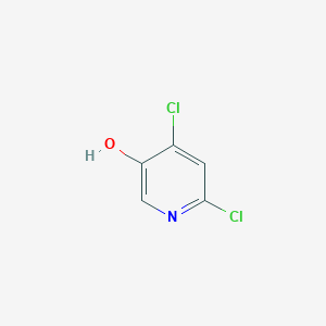 molecular formula C5H3Cl2NO B1373565 4,6-Dichloropyridin-3-ol CAS No. 1196157-47-7