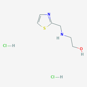 2-[(1,3-Thiazol-2-ylmethyl)amino]ethanol dihydrochloride