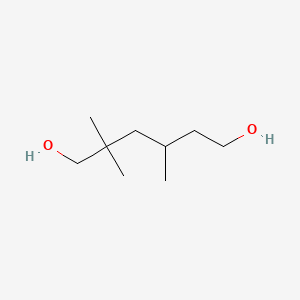 molecular formula C9H20O2 B13735821 2,2,4-Trimethylhexane-1,6-diol CAS No. 3089-24-5
