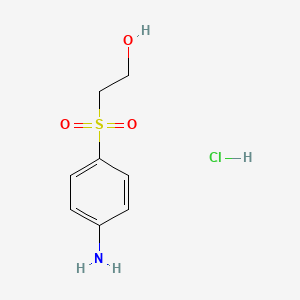 2-(4-Aminobenzenesulfonyl)ethan-1-ol hydrochloride
