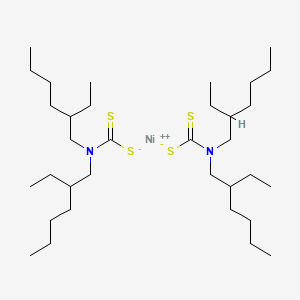molecular formula C34H68N2NiS4 B13735878 Nickel di-2-ethylhexyldithiocarbamate CAS No. 14428-08-1
