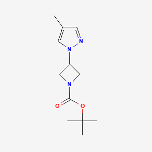 tert-butyl 3-(4-methyl-1H-pyrazol-1-yl)azetidine-1-carboxylate