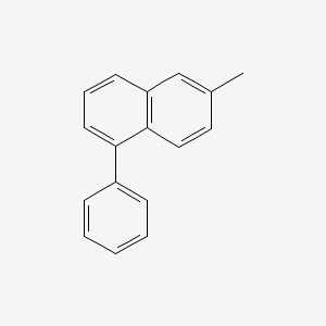 molecular formula C17H14 B13735899 6-Methyl-1-phenylnaphthalene CAS No. 29304-61-8