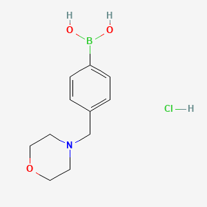 [4-(Morpholin-4-ylmethyl)phenyl]boronic acid hydrochloride