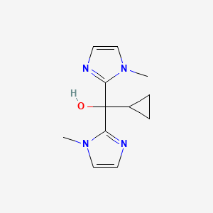 cyclopropylbis(1-methyl-1H-imidazol-2-yl)methanol