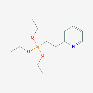 molecular formula C13H23NO3Si B13736069 Triethoxy[2-(2-pyridyl)ethyl]silane CAS No. 30382-71-9