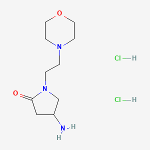 4-Amino-1-[2-(morpholin-4-yl)ethyl]pyrrolidin-2-one dihydrochloride