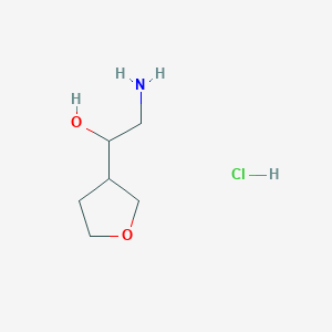 2-Amino-1-(oxolan-3-yl)ethan-1-ol hydrochloride
