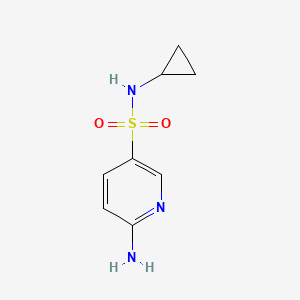 6-amino-N-cyclopropylpyridine-3-sulfonamide