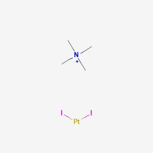 molecular formula C4H12I2NPt+ B13736109 Diiodoplatinum;tetramethylazanium CAS No. 131145-80-7