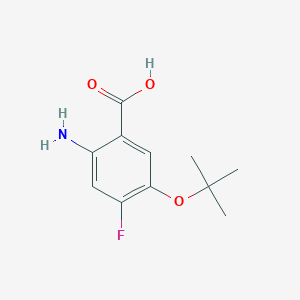 2-Amino-5-(tert-butoxy)-4-fluorobenzoic acid
