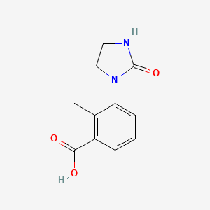 2-Methyl-3-(2-oxoimidazolidin-1-yl)benzoic acid