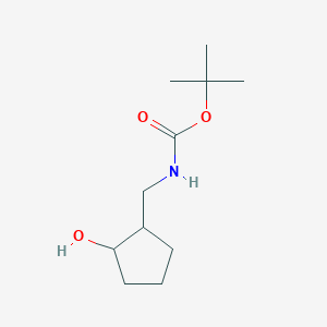 tert-butyl N-[(2-hydroxycyclopentyl)methyl]carbamate