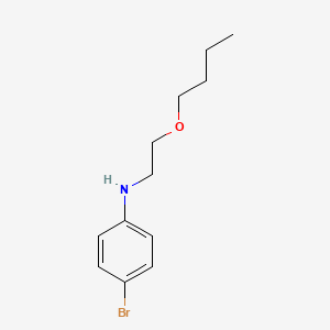 4-bromo-N-(2-butoxyethyl)aniline