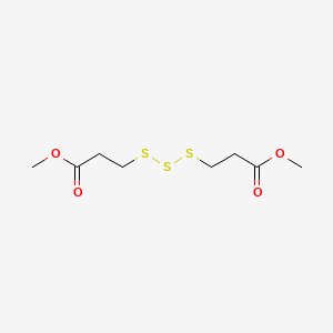 molecular formula C8H14O4S3 B13736195 Dimethyl 3,3'-trithiodipropionate CAS No. 20707-94-2