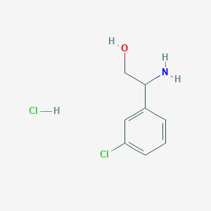 2-Amino-2-(3-chlorophenyl)ethan-1-ol hydrochloride