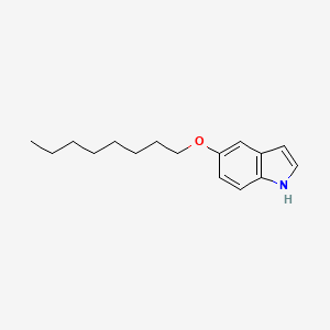 molecular formula C16H23NO B13736213 5-Octyloxy-1H-indole 
